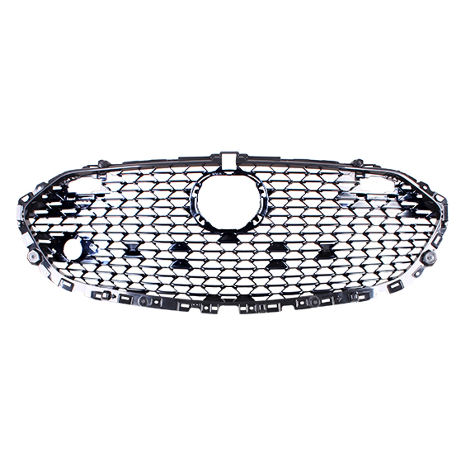 Grille Assembly Gloss Black CAPA for Mazda 3 Sedan 2019–2024
