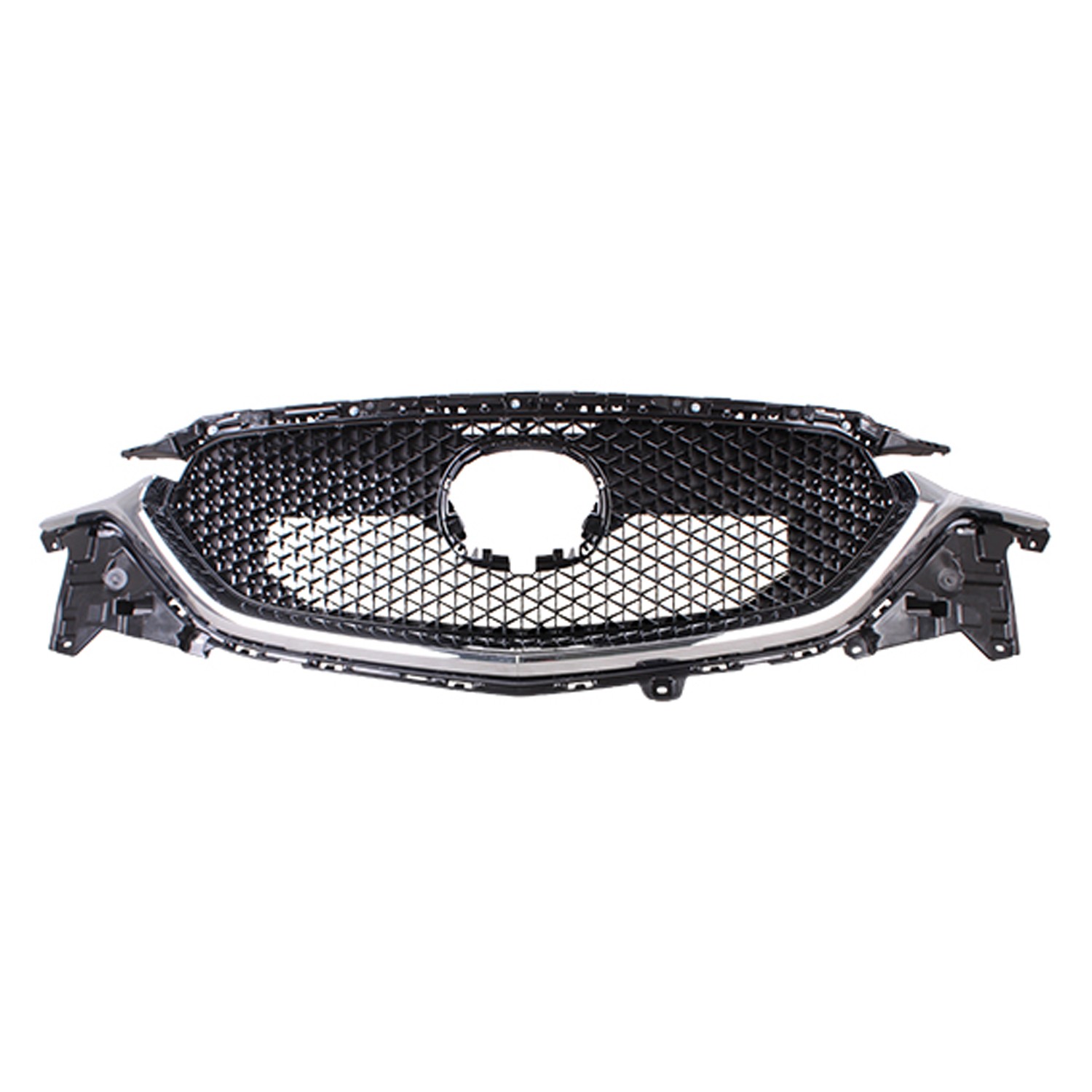 Grille Assembly w/Chrome Moulding CAPA for Mazda CX-5 Grand Touring Reserve Signature 2019–2021