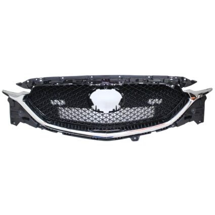 Grille Assembly w/o Chrome Ornament Glossy Black for Mazda CX-5 2017–2021