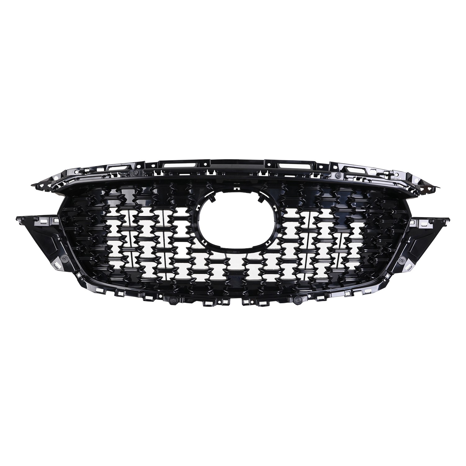Grille Assembly w/o Red Accent Black Moulding for Mazda CX-5 2022–2024