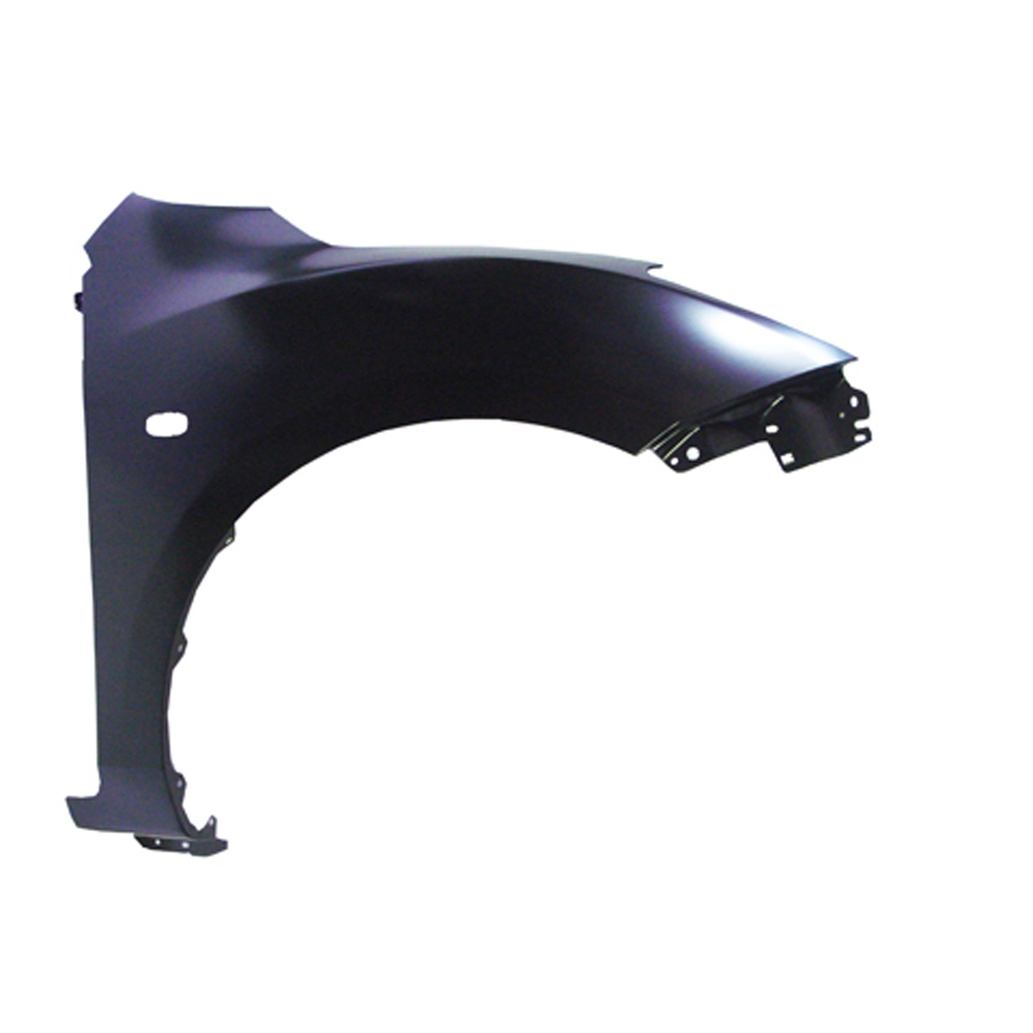 Fender Front Right w/Stone Guard w/Side Signal Lamps w/o Molding Hole CAPA for Mazda 3 2010–2011