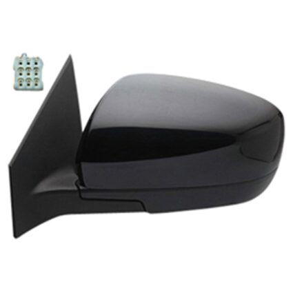 Door Mirror Assembly Left Power Non-Heated Flat Glass w/o Signal Lamps for Mazda CX-9 2010–2015