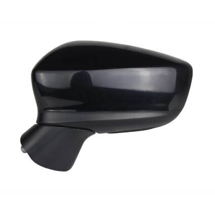 Door Mirror Assembly Left Heated w/Signal Lamp w/BSD Japan Built for Mazda 3 Sedan Hatchback 2014–2016