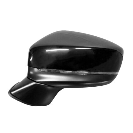 Door Mirror Assembly Left Manual Folding Non-Heated w/Blind Spot Detection w/Cover for Mazda CX-5 2017–2021