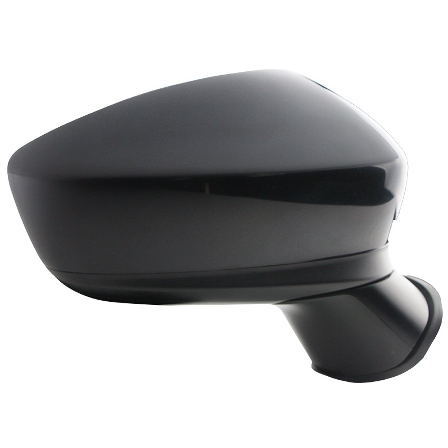 Door Mirror Assembly Right Non-Heated w/o Signal Lamp w/o BSD Mexico Built for Mazda 3 2014–2016