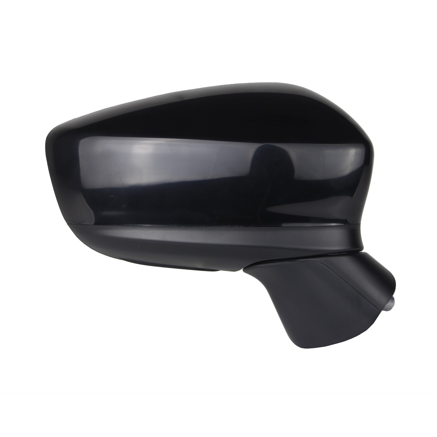 Door Mirror Assembly Right Non-Heated w/o Signal Lamp w/BSD Japan Built for Mazda 3 Sedan Hatchback 2014–2016