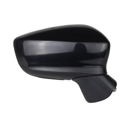 Door Mirror Assembly Right Non-Heated w/Signal Lamp w/BSD Japan Built for Mazda 3 Sedan Hatchback 2014–2016