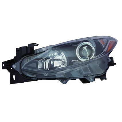 Headlight Assembly Composite Left Halogen for Mazda 3 2014–2016