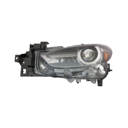 Headlight Assembly Composite Left LED w/Auto Level Control CAPA for Mazda 3 2017–2018