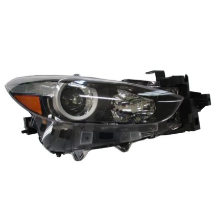 Headlight Assembly Composite Right Halogen Japan Built for Mazda 3 Sedan Hatchback 2017–2018