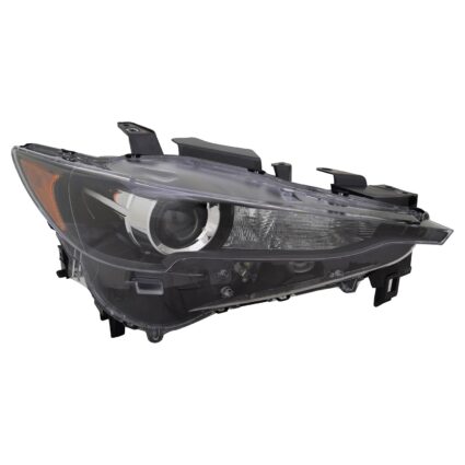 Headlight Assembly Composite Right w/o Adaptive Lamps CAPA for Mazda CX-5 2017–2021