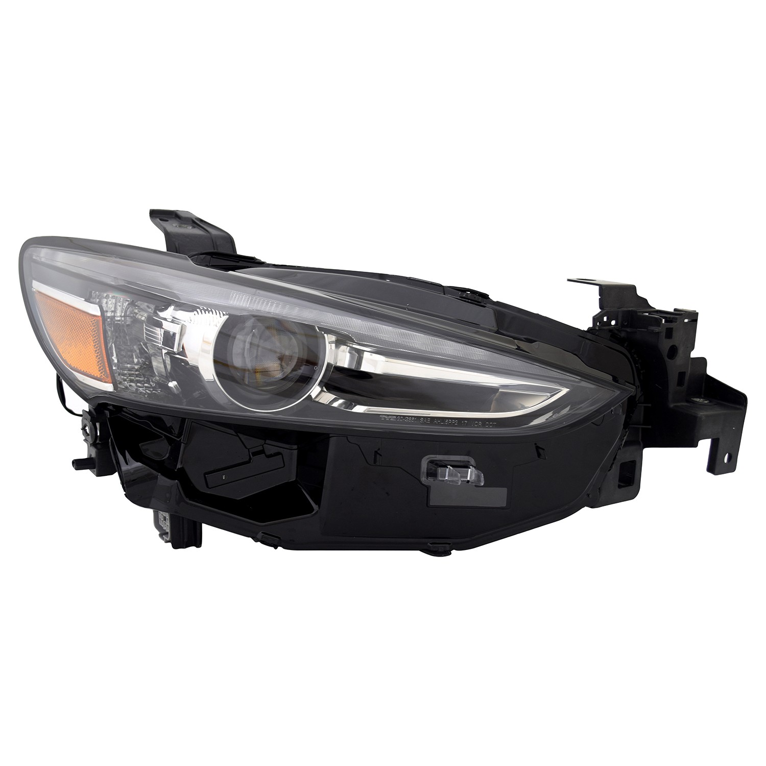 Headlight Assembly Composite Right LED w/o Adaptive Headlamps CAPA for Mazda 6 2018–2021