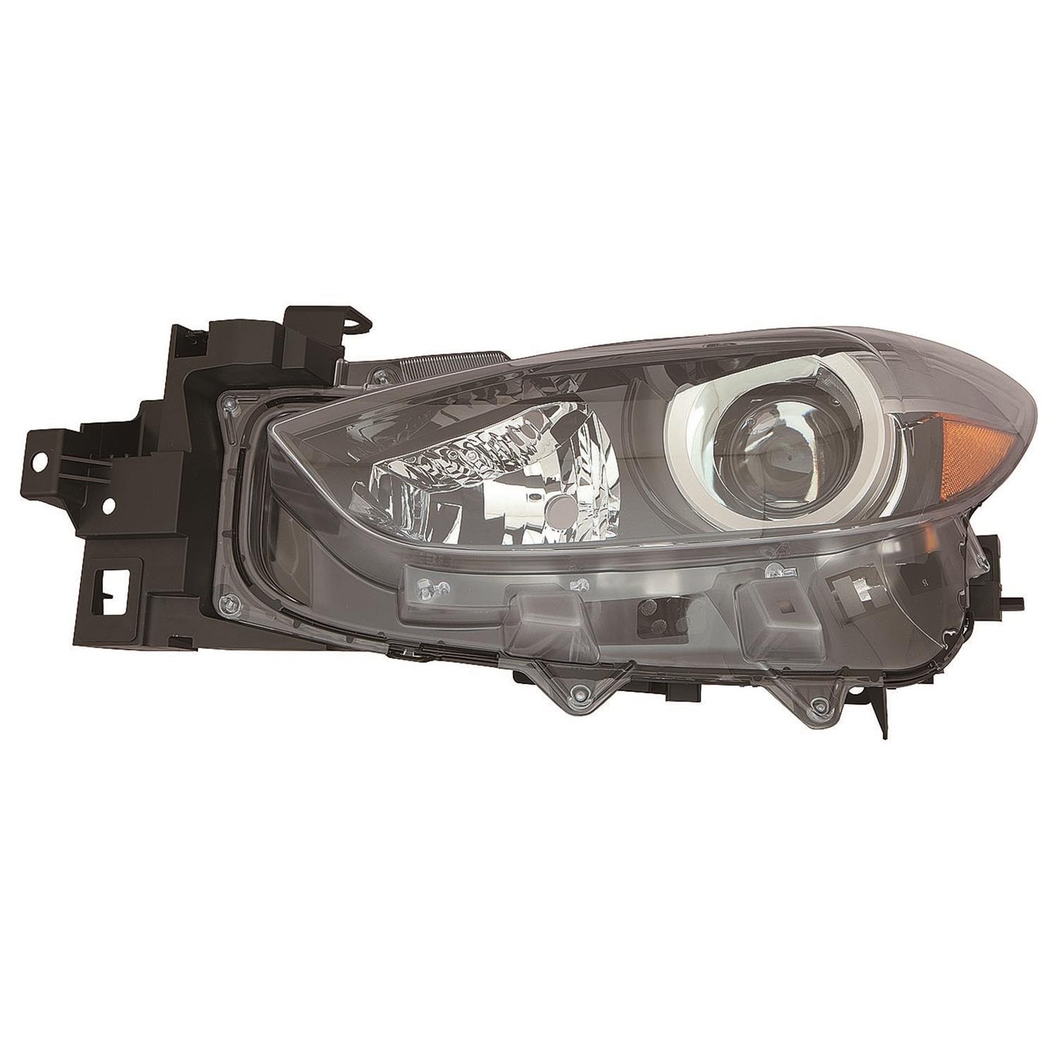 Headlight Lens Housing Left for Mazda 3 2017–2018