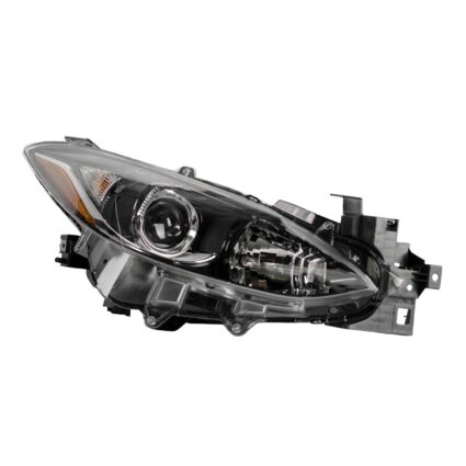 Headlight Lens Housing Right Halogen for Mazda 3 2014–2016