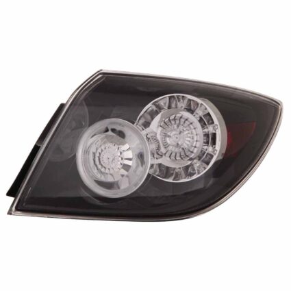 Tail Light Assembly Left LED Type for Mazda 3 Hatchback 2005–2009