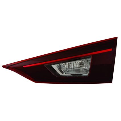 Tail Light Assembly Right Inner Bulb Type Clear Japan Built CAPA for Mazda 3 Sedan 2014–2018