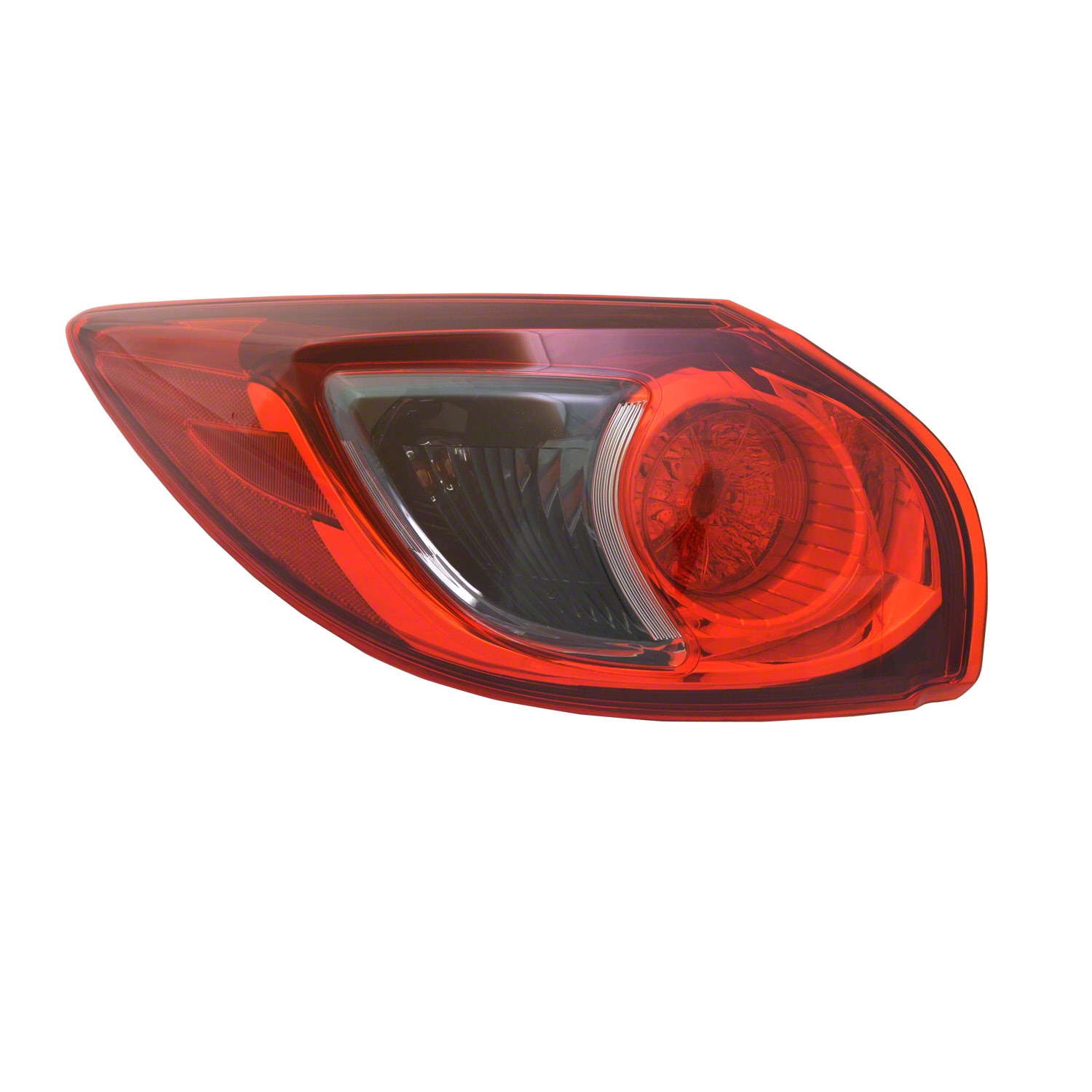 Tail Light Assembly Left Outer On Body CAPA for Mazda CX-5 2013–2016