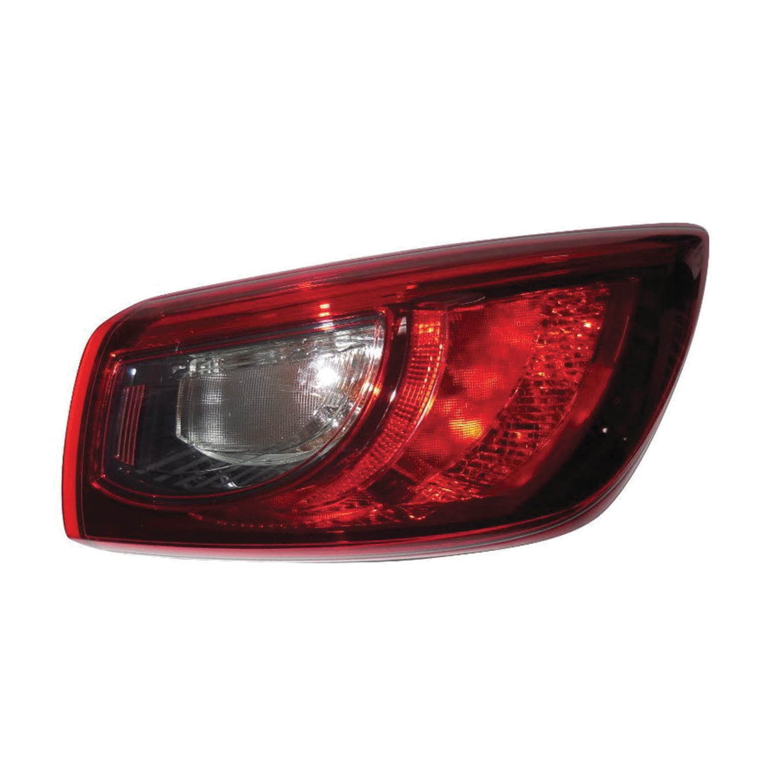 Tail Light Assembly Left Outer LED CAPA for Mazda CX-3 2016–2018