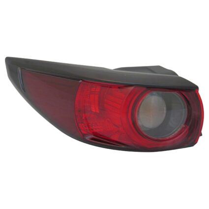 Tail Light Assembly Left Outer w/o Signature Lamps CAPA for Mazda CX-5 2017–2021