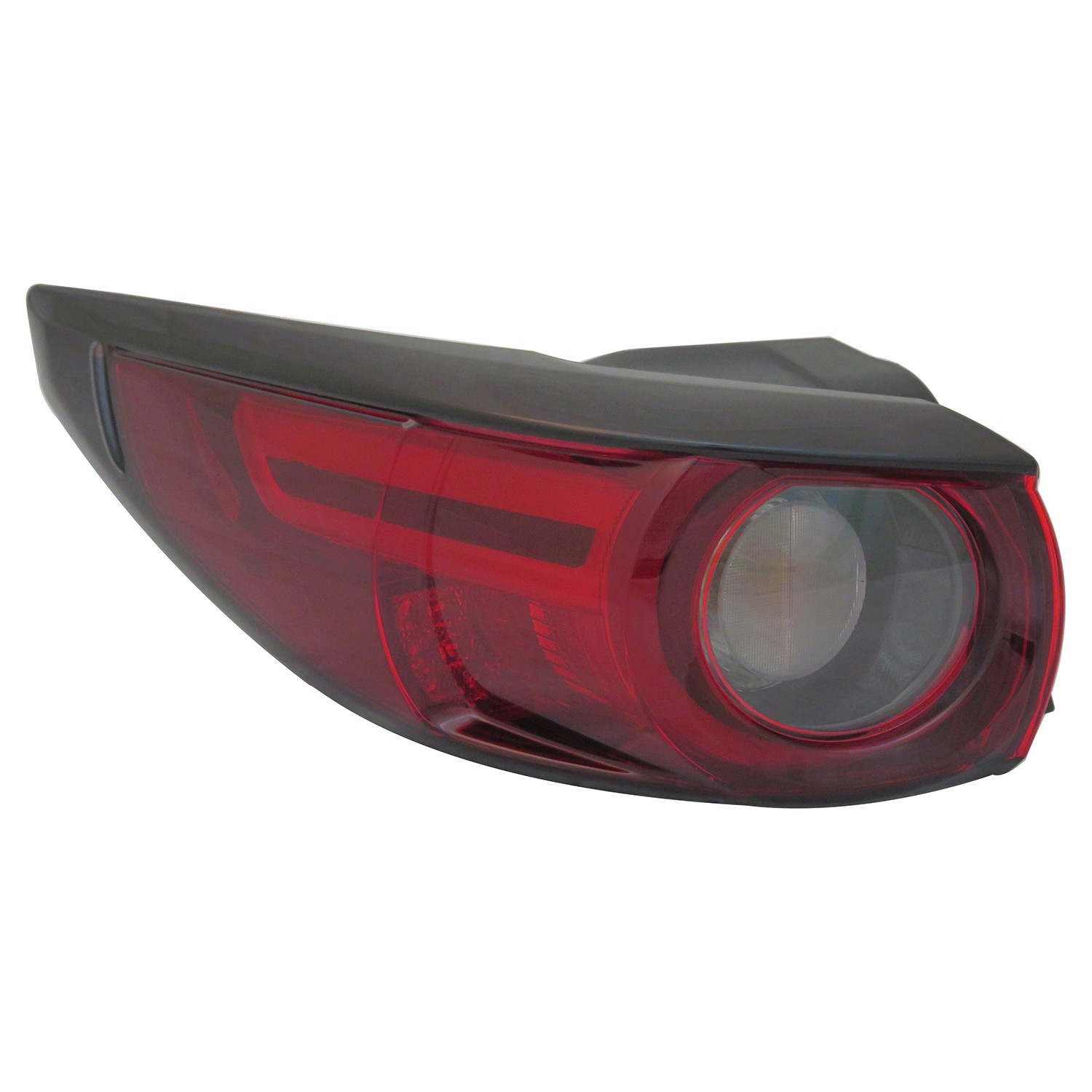 Tail Light Assembly Left Outer w/Signature Lamp CAPA for Mazda CX-5 2017–2021