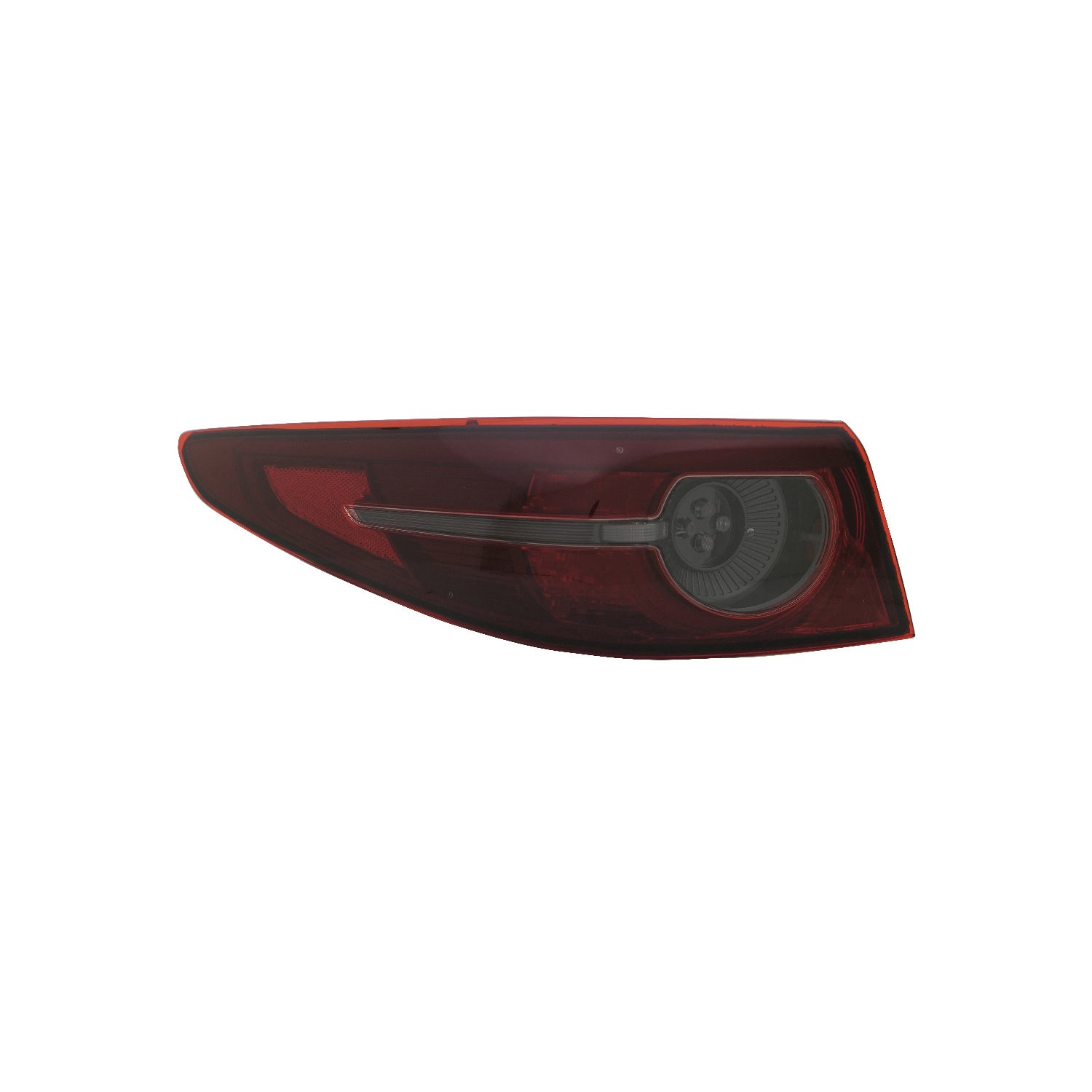 Tail Light Assembly Left Outer w/o Signature Lighting Japan Built CAPA for Mazda 3 Sedan 2019–2021
