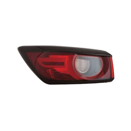 Tail Light Assembly Left Outer LED CAPA for Mazda CX-3 2019–2022