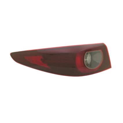Tail Light Assembly Left Outer w/o Signature Lighting CAPA for Mazda 3 Sedan 2022–2024