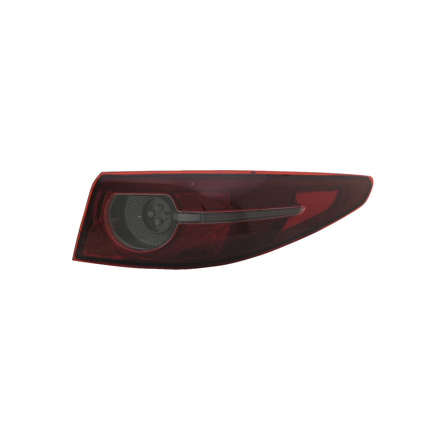 Tail Light Assembly Right Outer w/o Signature Lighting Japan Built CAPA for Mazda 3 Sedan 2019–2021