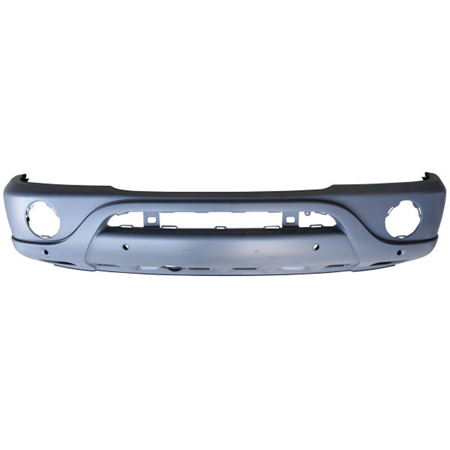 Bumper Cover Front w/Round Fog Lamps w/Sport Pkg w/Parktronic w/o Headlamp Washer Primed for Mercedes-Benz ML320 ML350 ML500