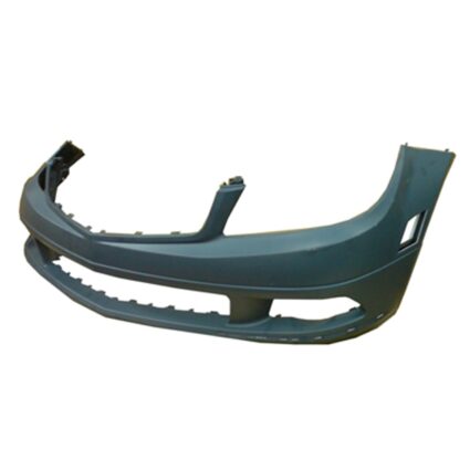 Bumper Cover Front W204 w/o AMG Styling Pkg w/o Headlamp Washers w/o Parktronic Primed for Mercedes-Benz C230 C300 C350