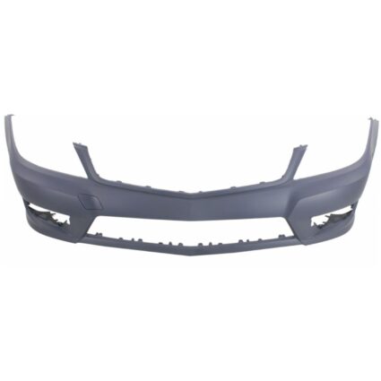 Bumper Cover Front W204/C204 w/AMG Styling Pkg w/o Headlamp Washers w/o Parktronic w/o DRL Primed CAPA for Mercedes-Benz C250 C300 C350