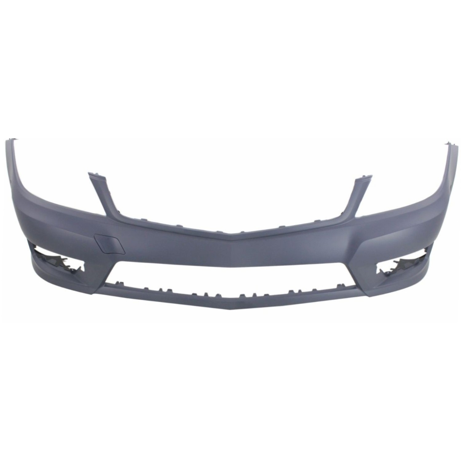 Bumper Cover Front W204/C204 w/AMG Styling Pkg w/o Headlamp Washers w/o Parktronic w/o DRL Primed CAPA for Mercedes-Benz C250 C300 C350