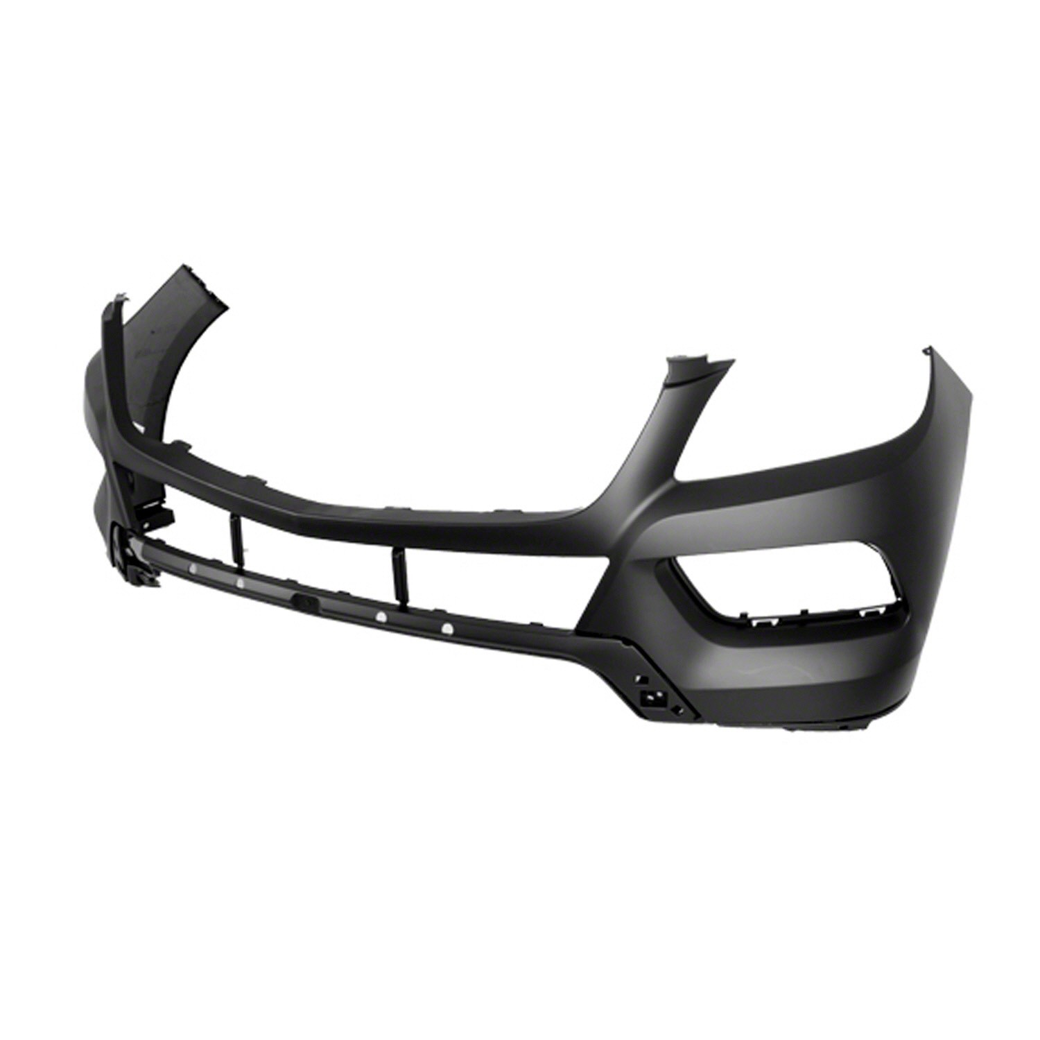 Bumper Cover Front W166 w/o AMG Styling Pkg w/o Parktronic w/o Headlamp Washer Primed CAPA for Mercedes-Benz ML350 ML550