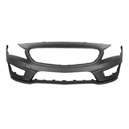 Bumper Cover Front w/AMG Styling Pkg C117 w/o Headlamp Washer w/o Active Park Assist Primed for Mercedes-Benz CLA250 CLA45 AMG
