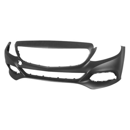 Bumper Cover Front W205/C205 w/o AMG w/o Luxury w/o Sport Pkg w/o Surround View w/o Active Park Primed CAPA for Mercedes-Benz C300 Sedan Coupe 2015–2019