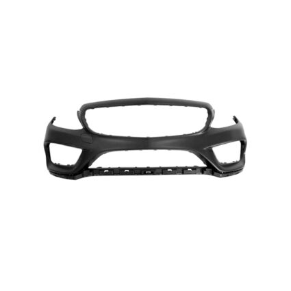 Bumper Cover Front W205/A205/C205 Sedan w/AMG Styling Pkg w/o Surround View w/o Active Park Primed CAPA for Mercedes-Benz C300 C400 C43 AMG C450 AMG