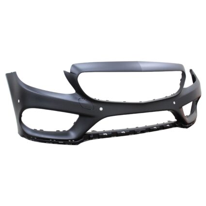 Bumper Cover Front W205/A205/C205 w/AMG Styling Pkg w/Active Park w/Surround View Primed for Mercedes-Benz C300 C400 C43 AMG C450 AMG