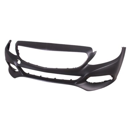 Bumper Cover Front W205/C205 w/o AMG w/o Luxury w/o Sport Pkg w/Surround View w/o Active Park Primed CAPA for Mercedes-Benz C300 Sedan Coupe 2015–2019