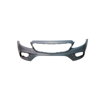 Bumper Cover Front W213/S213 w/o Luxury Pkg w/Active Park Assist Primed for Mercedes-Benz E300 E350 E400 E450