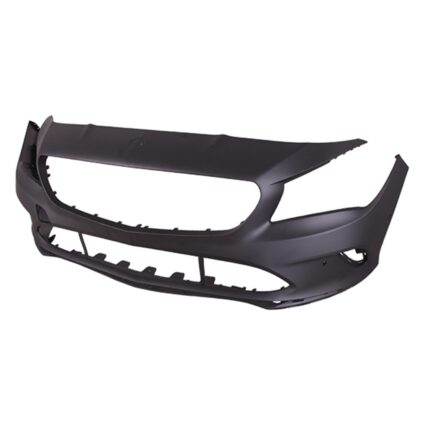 Bumper Cover Front C117 w/o AMG Styling Pkg w/Active Park Assist Primed CAPA for Mercedes-Benz CLA250 2017–2019