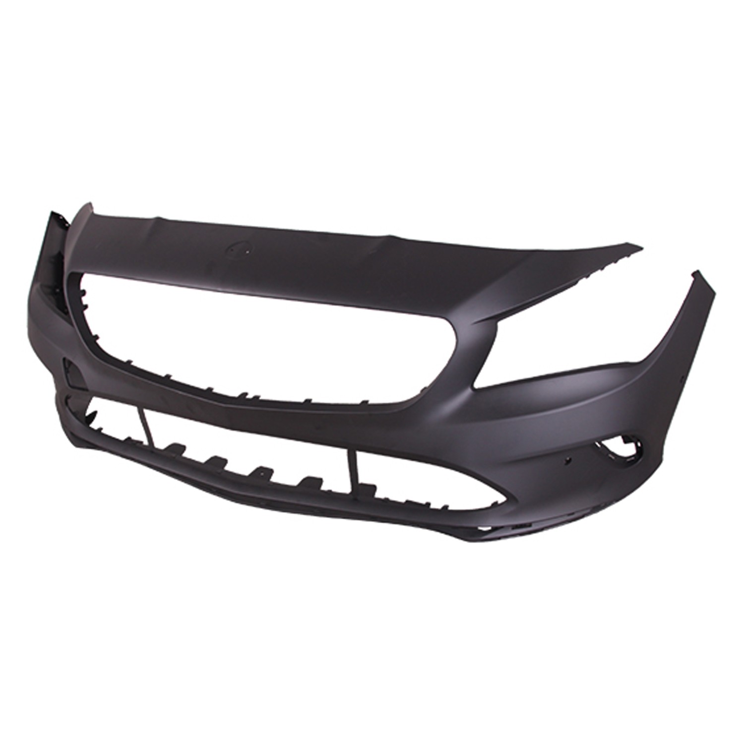 Bumper Cover Front C117 w/o AMG Styling Pkg w/Active Park Assist Primed CAPA for Mercedes-Benz CLA250 2017–2019