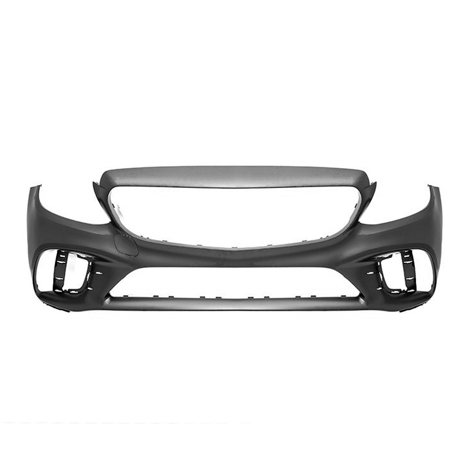Bumper Cover Front A205/C205/W205/S205 w/AMG Styling Pkg w/o Sur View w/o Active Park Assist Primed for Mercedes-Benz C300 Convertible Coupe Wagon Sedan 2019–2023
