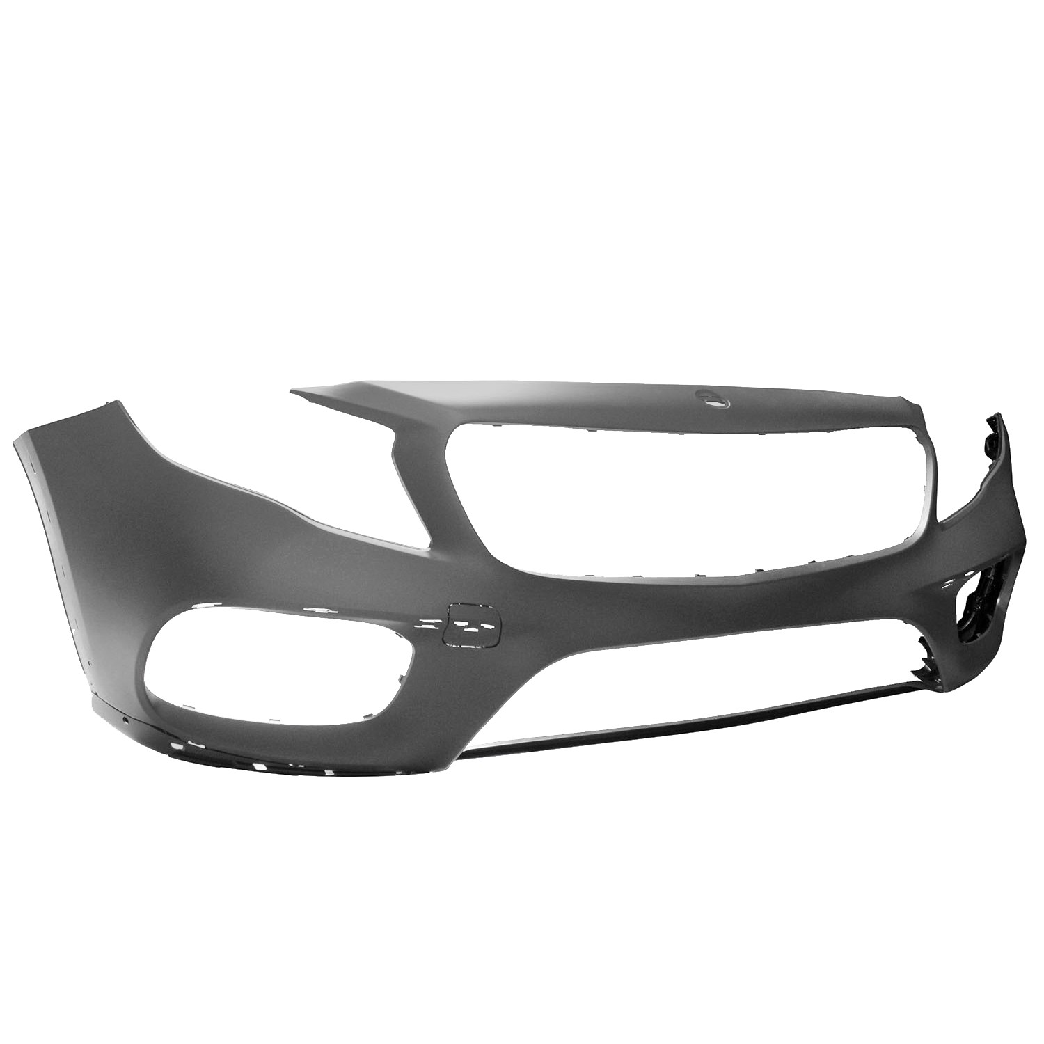 Bumper Cover Front X156 w/o Parktronic w/Night Pkg Primed for Mercedes-Benz GLA45 AMG 2018–2019