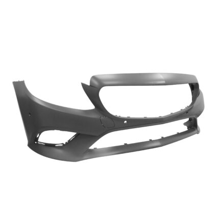 Bumper Cover Front A205/C205/W205/S205 w/o AMG Styling Pkg w/o S/V w/Active Park Assist Primed for Mercedes-Benz C300 Convertible Coupe Wagon Sedan 2019–2023