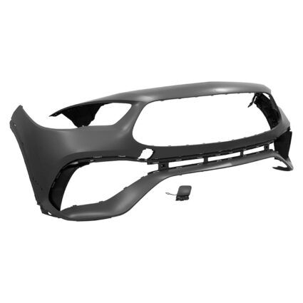 Bumper Cover Front H247 w/AMG Aerodynamics Pkg w/o Active Park Assist Primed for Mercedes-Benz GLA35 AMG GLA45 AMG
