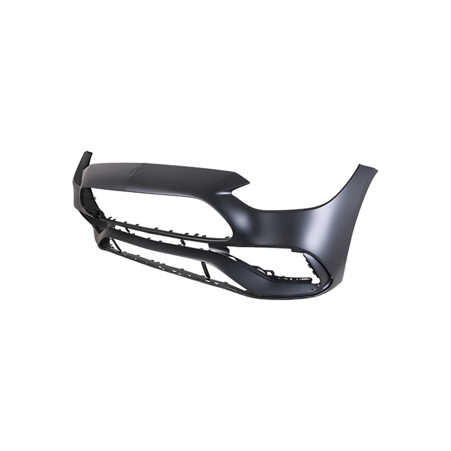 Bumper Cover Front W206 w/AMG Styling Pkg w/o Parking Sensors Primed CAPA for Mercedes-Benz C300 Sedan 2022–2024