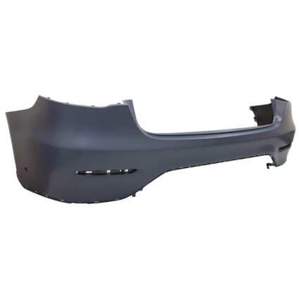 Bumper Cover Rear C253 w/Active Park Assist Primed for Mercedes-Benz GLC300 GLC43 AMG GLC63 AMG GLC63 AMG S