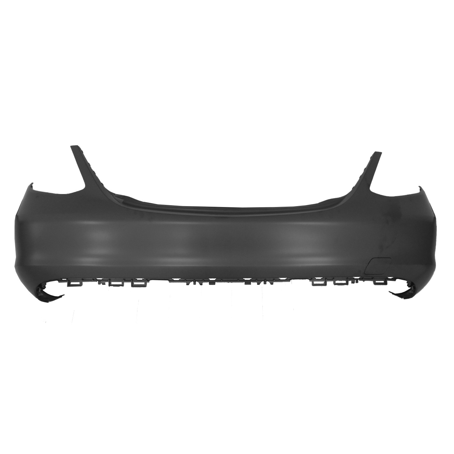 Bumper Cover Rear W205 w/o AMG Styling Pkg w/Active Park Assist Primed CAPA for Mercedes-Benz C300 Sedan 2019–2021