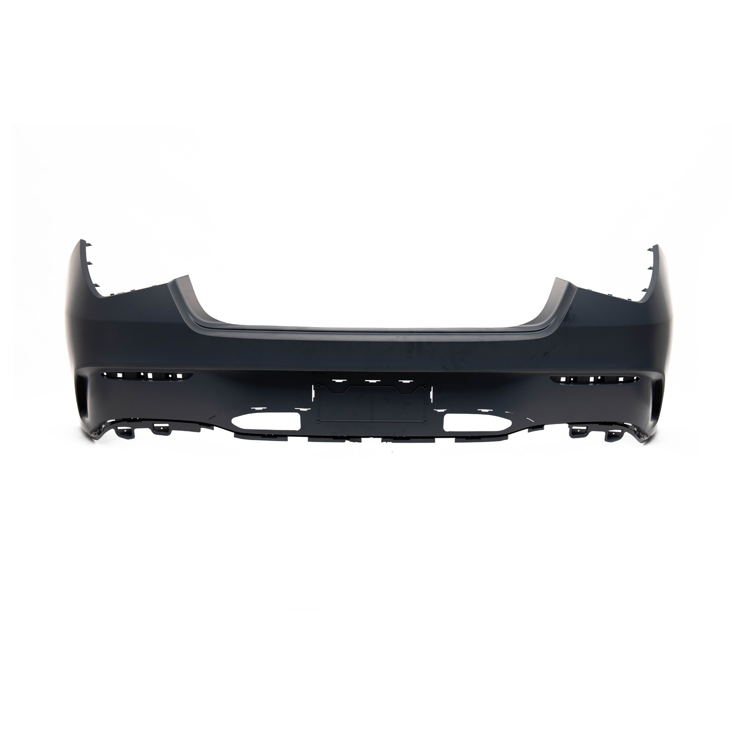 Bumper Cover Rear w/AMG Styling Pkg C118 w/o Active Park Assist Primed CAPA for Mercedes-Benz CLA250 CLA35 AMG CLA45 AMG