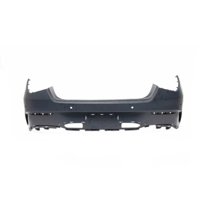 Bumper Cover Rear w/AMG Styling Pkg C118 w/Active Park Assist Primed CAPA for Mercedes-Benz CLA250 CLA35 AMG CLA45 AMG